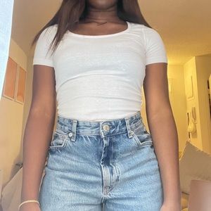 PrettyLittleThing White Short Sleeve